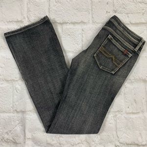 Buffalo David Bitton Gray Denim boot cut Jeans 27